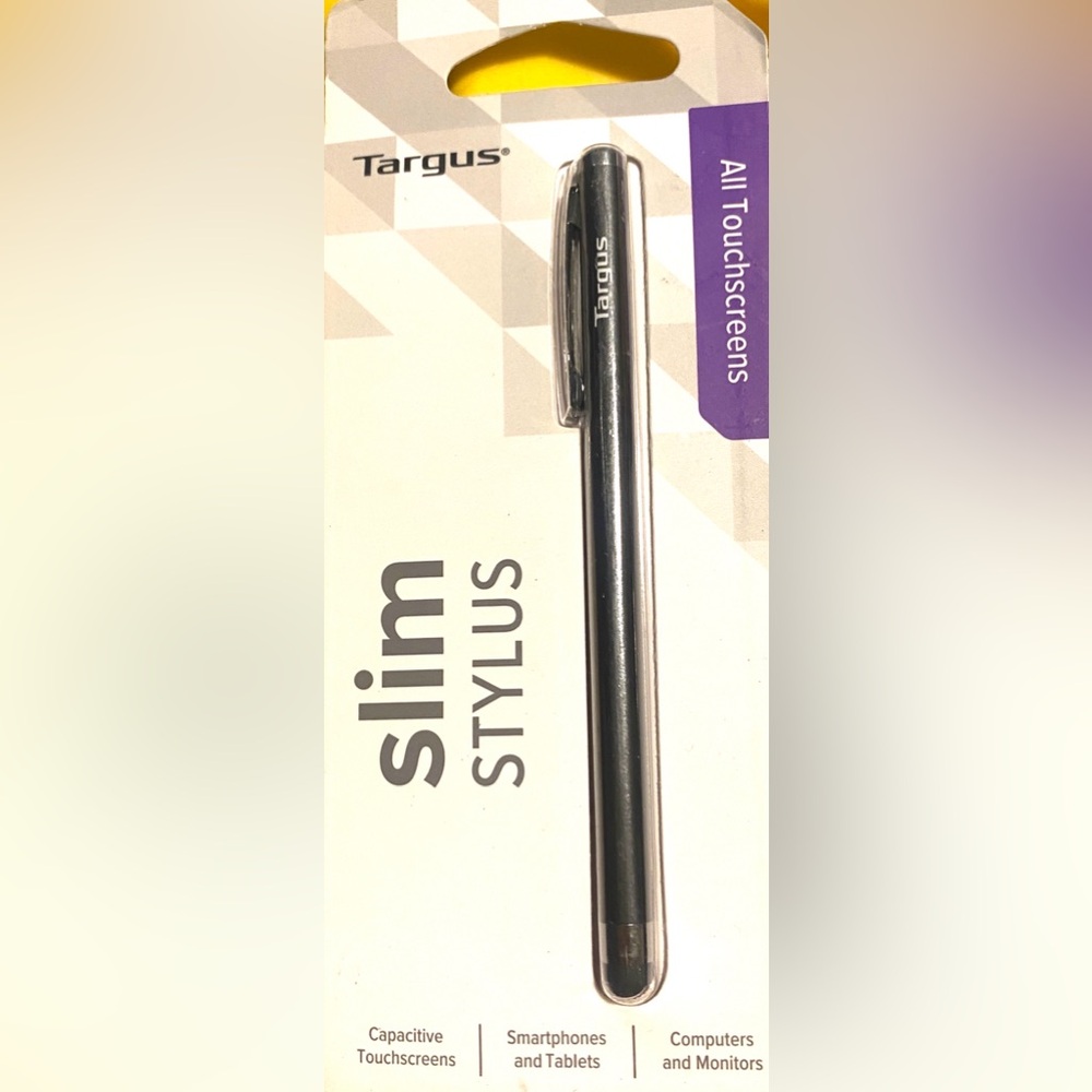 Targus Black Slim Smartphone/Tablet/Computer Stylus 6mm NWT
